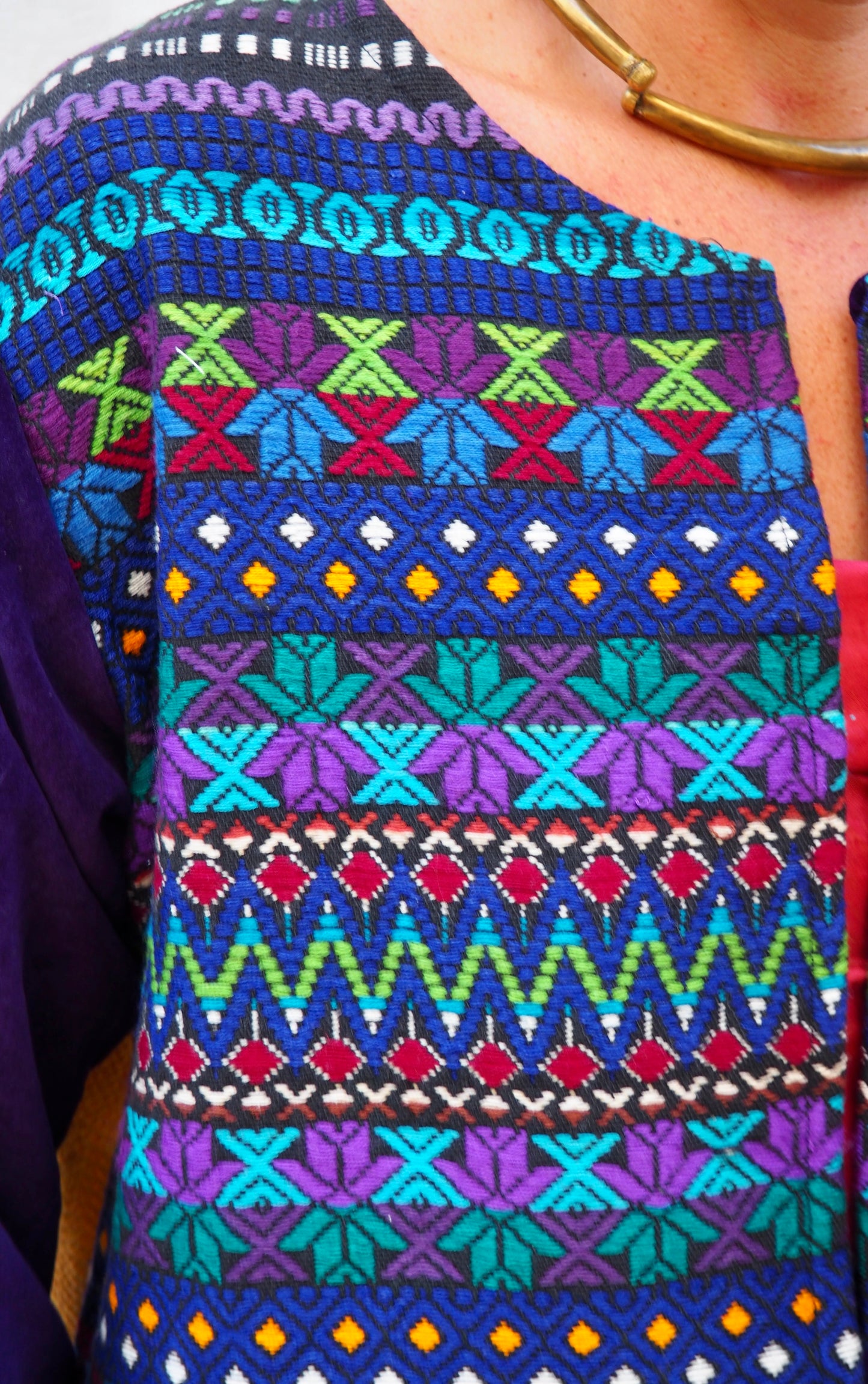 Up-cycled Vintage Guatemalan Textile Jacket – Handmade by Vagabond Ibiza