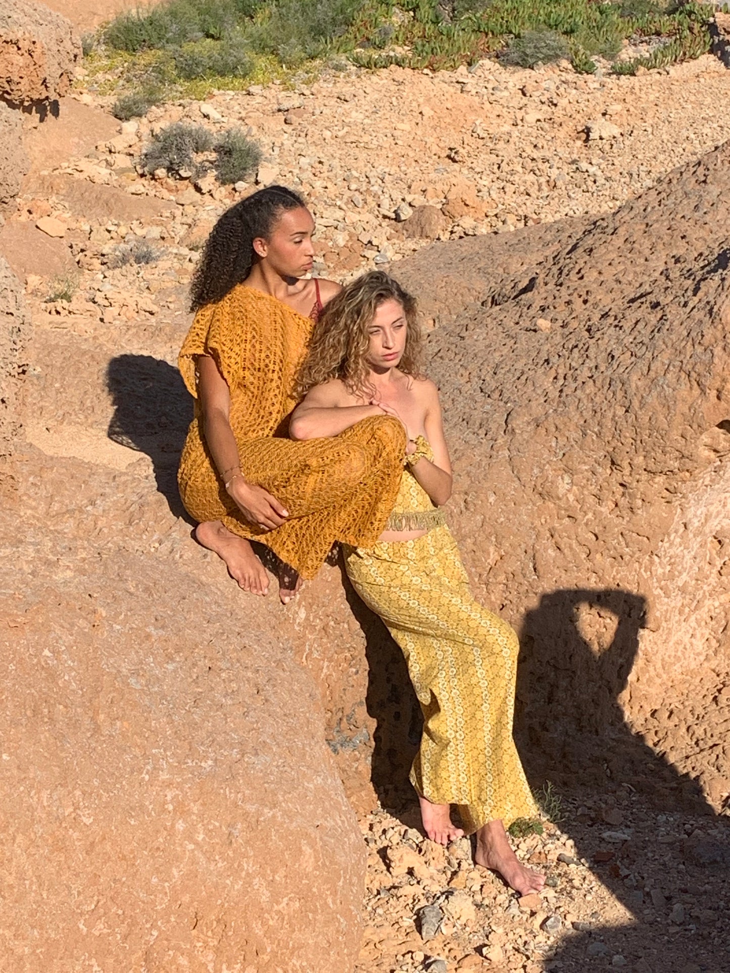 Top also maybe have other designs soon mustard open woven set sell separately and pants already listed on scarlet