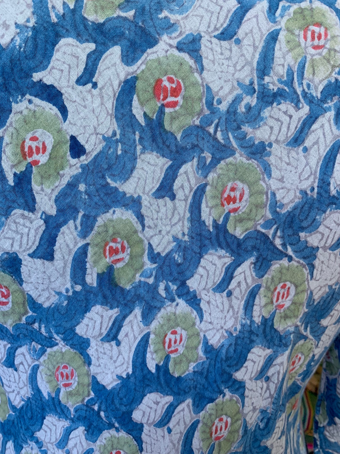 Cotton block printed indian dress