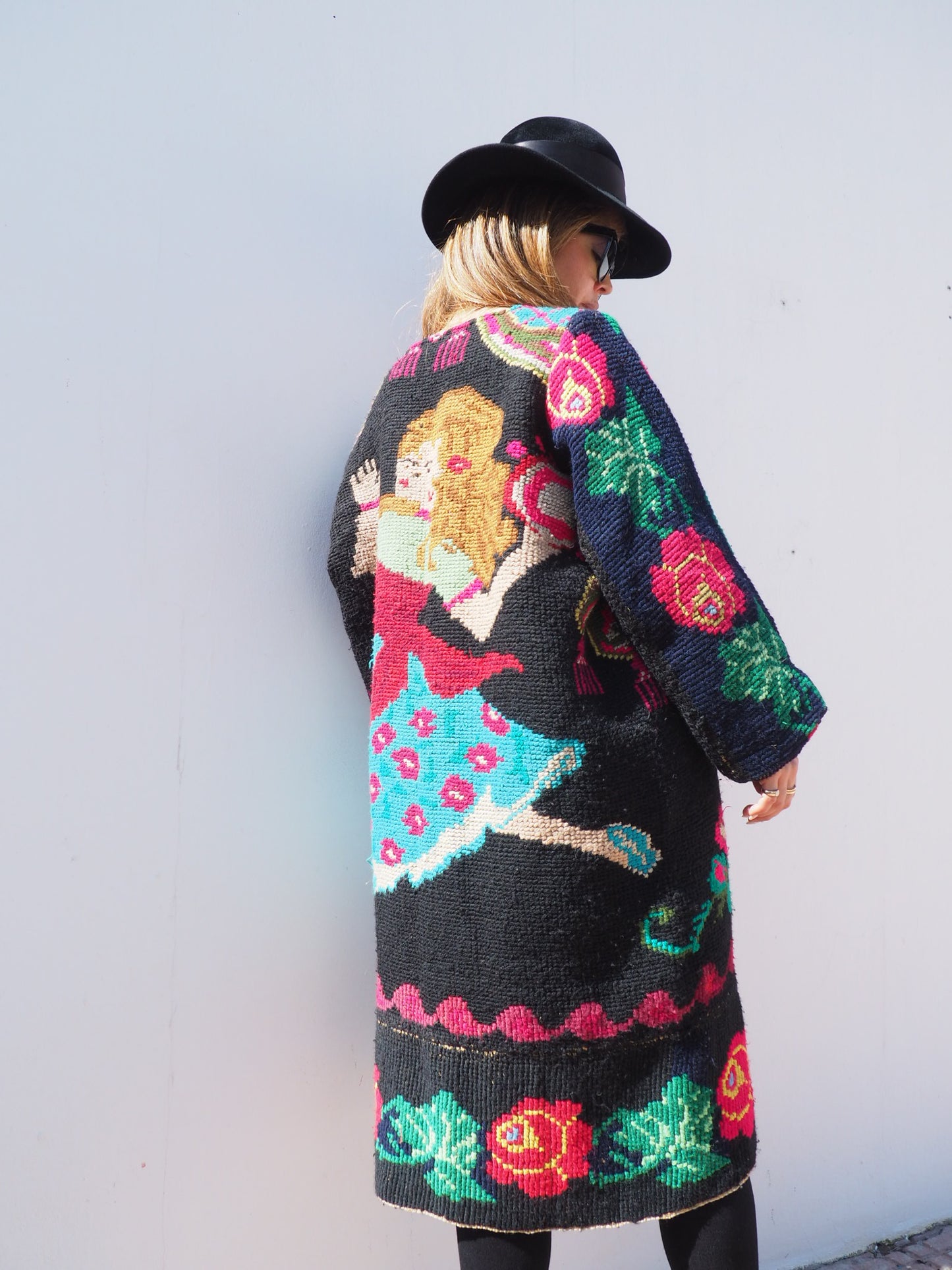 Vintage 1960’s Romanian tapestry jacket up-cycled by Vagabond Ibiza