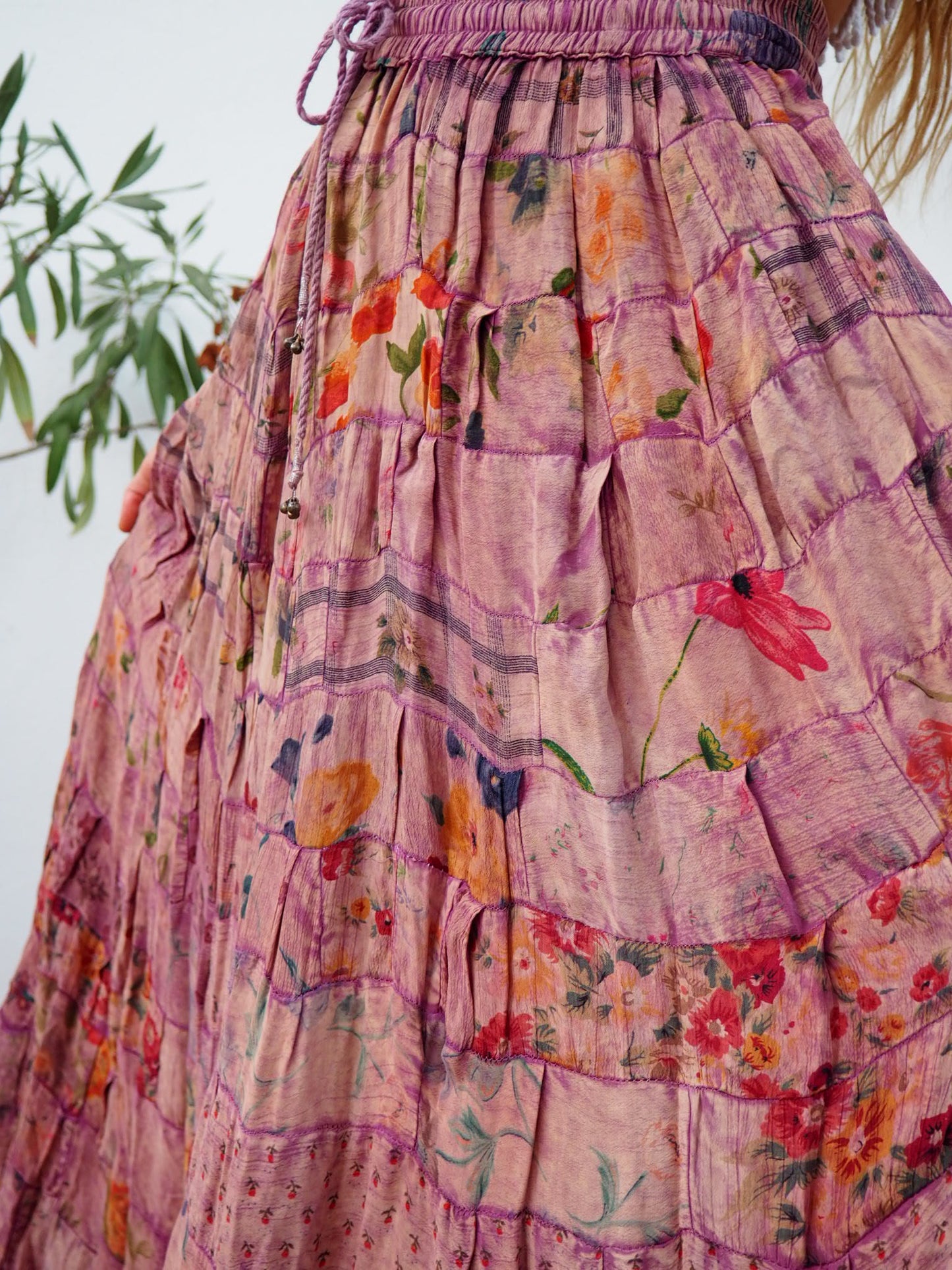 Vintage 1970’s patchwork floral skirt
