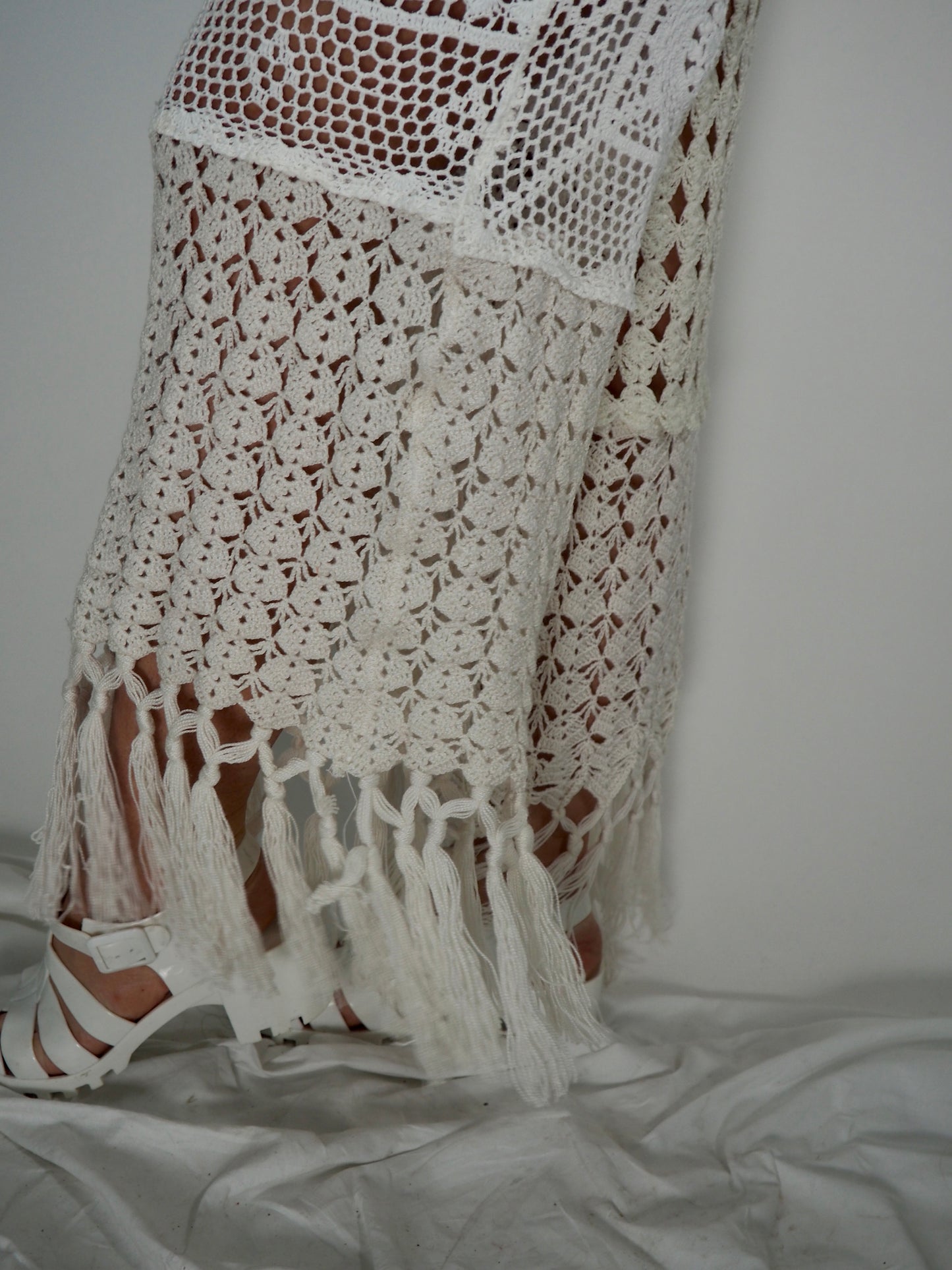 Upcycled Vintage Patchwork Crochet Pants* by Vagabond Ibiza