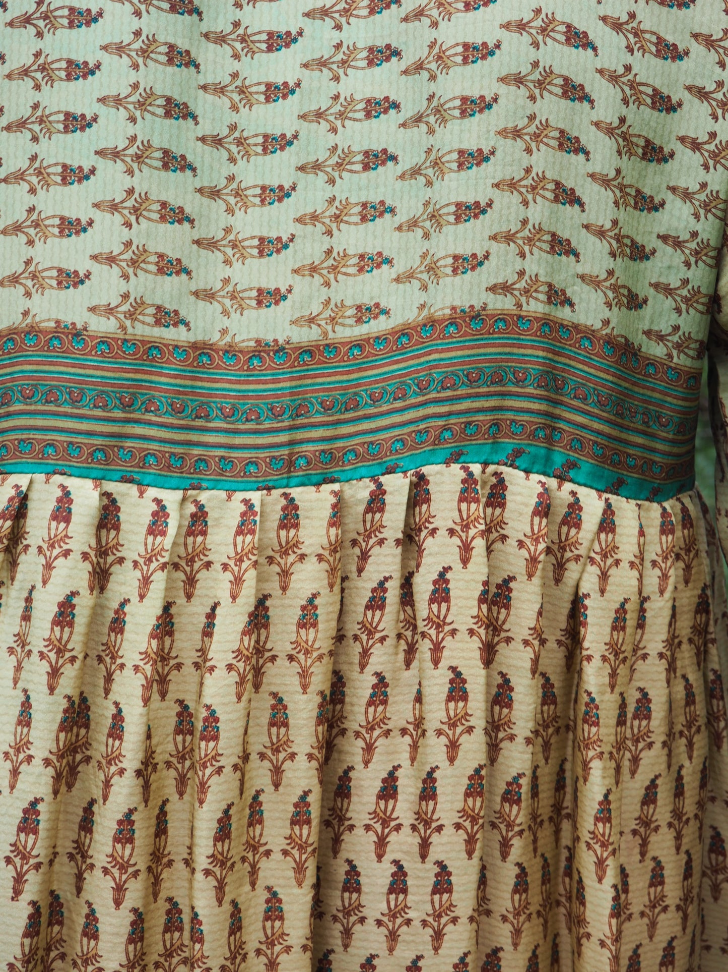 Vintage Indian sari dress up-cycled by Vagabond Ibiza
