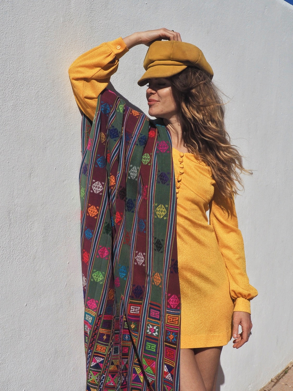 shop vintage online, affordable vintage clothing, vintage clothing store, vintage clothing brand, sustainable clothing brand, sustainable fashion, recycled fashion, slow fashion brand, recycled clothes, 70s vintage, bohemian vintage, affordable slow fashion, hippie boho, ethical fashion brand, hand stitched, festival fashion, Indian embroidery, bohemian vintage,  woven textile, antique textiles, colourful blanket, blanket, rare textiles, bohemian home, boho interior, shawl