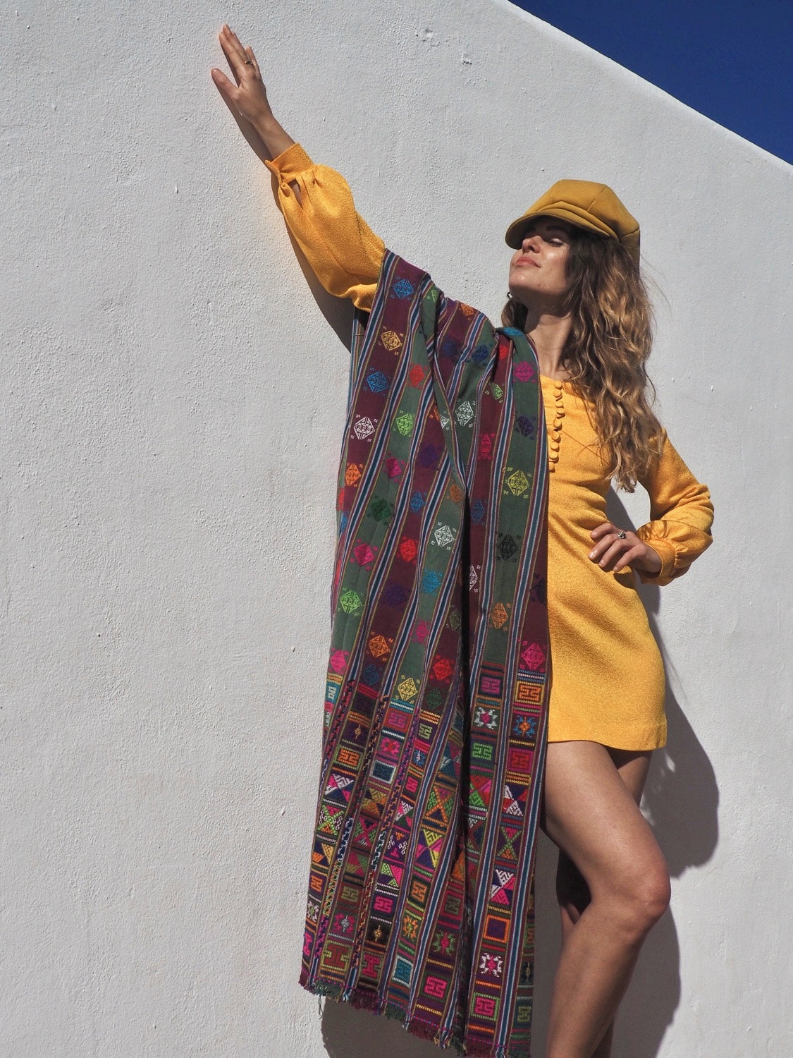 shop vintage online, affordable vintage clothing, vintage clothing store, vintage clothing brand, sustainable clothing brand, sustainable fashion, recycled fashion, slow fashion brand, recycled clothes, 70s vintage, bohemian vintage, affordable slow fashion, hippie boho, ethical fashion brand, hand stitched, festival fashion, Indian embroidery, bohemian vintage,  woven textile, antique textiles, colourful blanket, blanket, rare textiles, bohemian home, boho interior, shawl