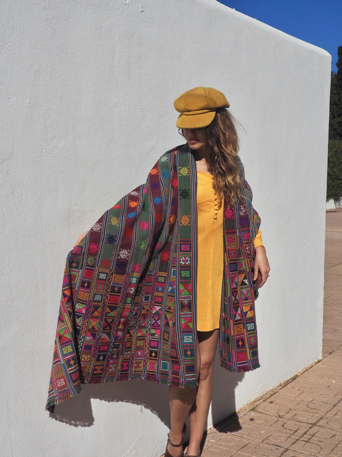 shop vintage online, affordable vintage clothing, vintage clothing store, vintage clothing brand, sustainable clothing brand, sustainable fashion, recycled fashion, slow fashion brand, recycled clothes, 70s vintage, bohemian vintage, affordable slow fashion, hippie boho, ethical fashion brand, hand stitched, festival fashion, Indian embroidery, bohemian vintage,  woven textile, antique textiles, colourful blanket, blanket, rare textiles, bohemian home, boho interior, shawl