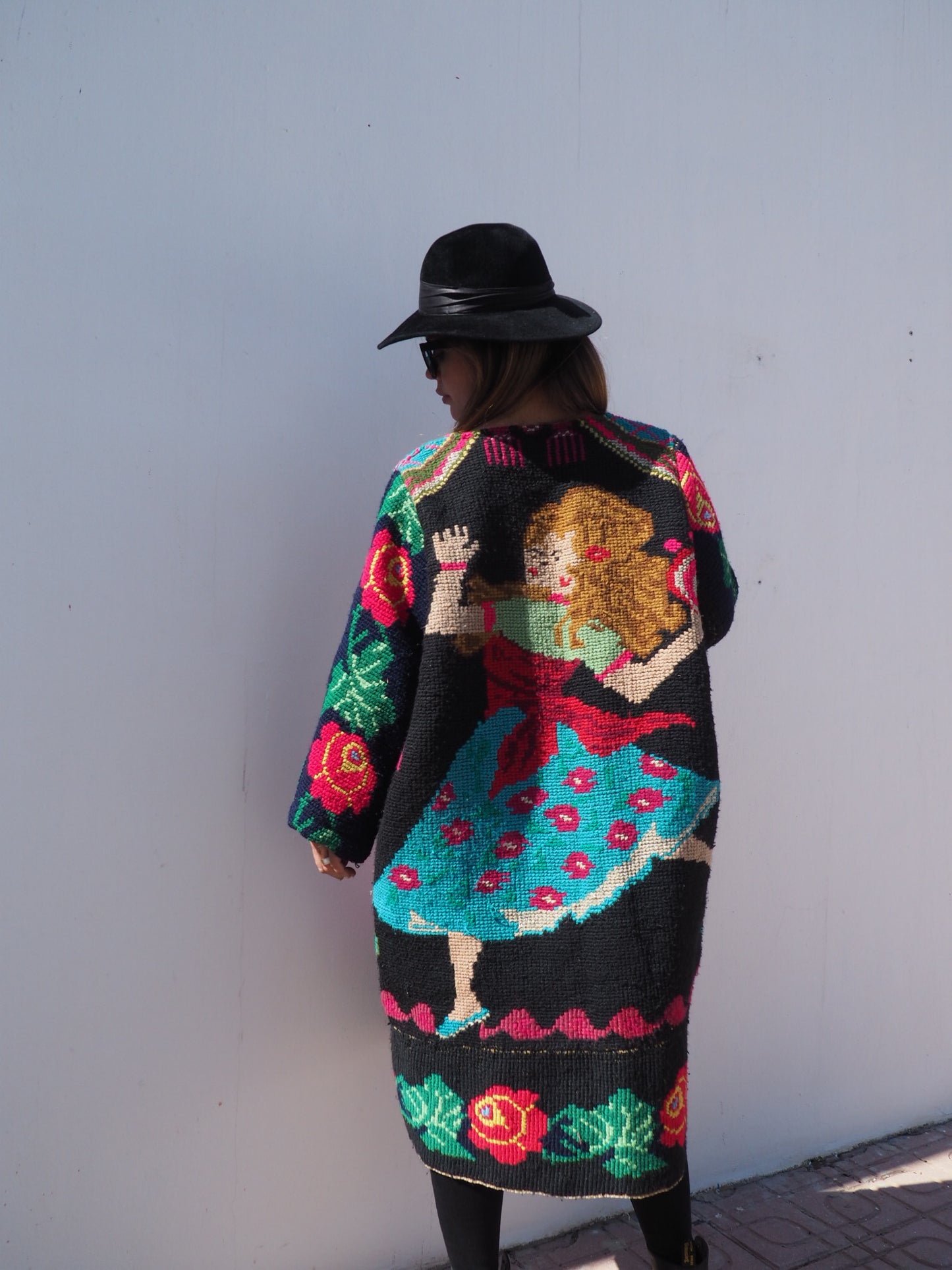 Vintage 1960’s Romanian tapestry jacket up-cycled by Vagabond Ibiza