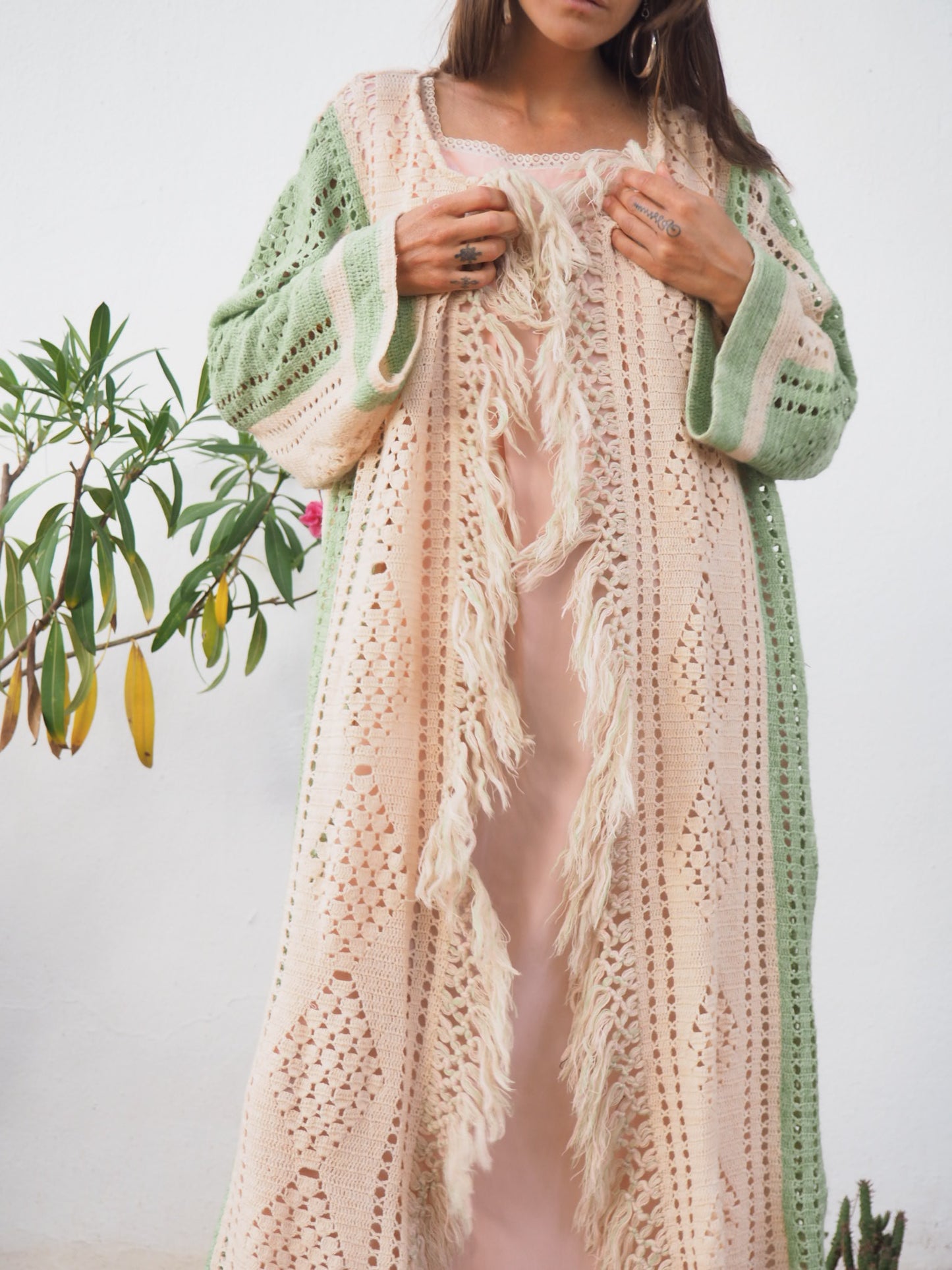 Vintage handmade crochet up-cycled by Vagabond ibiza